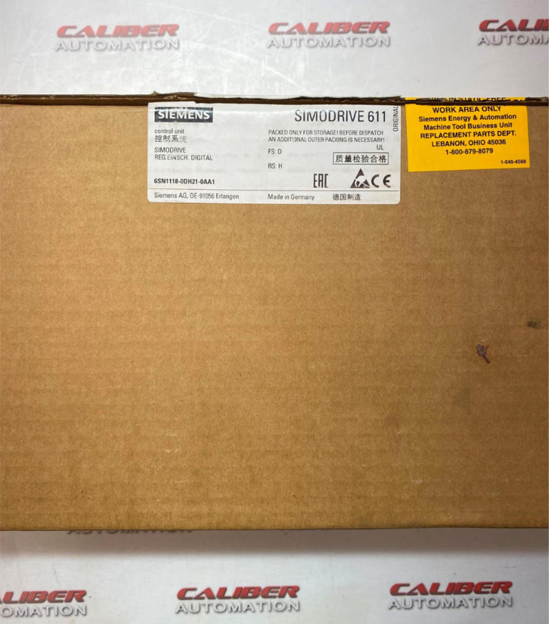 Load image into Gallery viewer, SIEMENS 6SN1118-0DH21-0AA1 Control Unit - Caliber Automation Online Store
