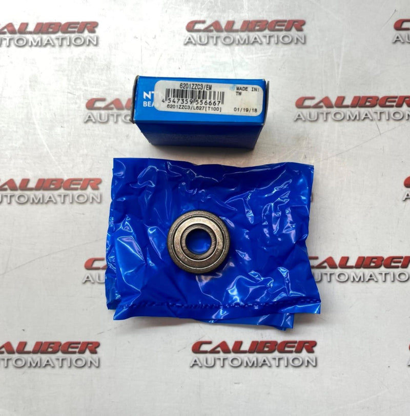 Load image into Gallery viewer, NTN 6201ZZC3/EM Deep Groove Ball Bearing - Caliber Automation Online Store
