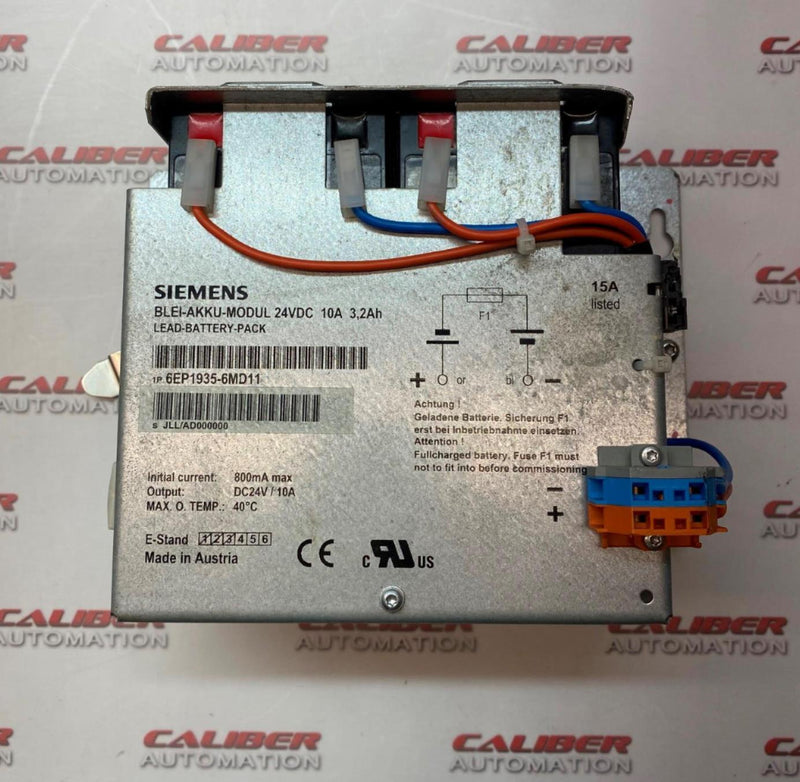Load image into Gallery viewer, SIEMENS 6EP1935-6MD11 Industrial Control System Battery Module - Caliber Automation Online Store
