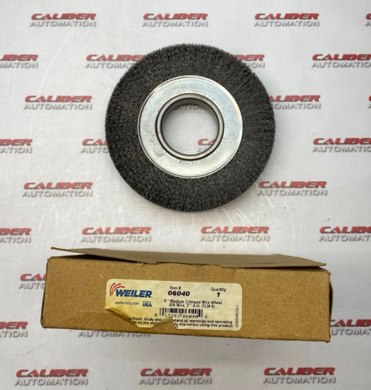 WEILER 06040 Medium Crimped Wire Wheel - Caliber Automation Online Store