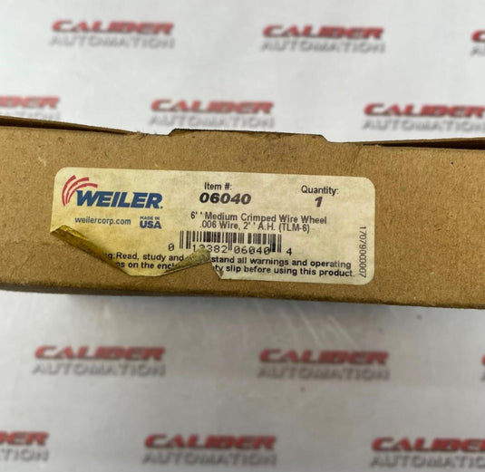 WEILER 06040 Medium Crimped Wire Wheel - Caliber Automation Online Store