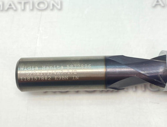 WIDIA HANITA I2S0625T125R Solid Carbide Endmill 2FL 5/8 - Caliber Automation Online Store