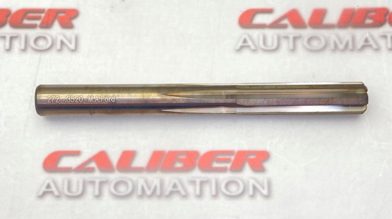 Load image into Gallery viewer, M.A. FORD 27235200 .3520" Size Solid Carbide Straight Flute Straight Shank Chuc - Caliber Automation Online Store
