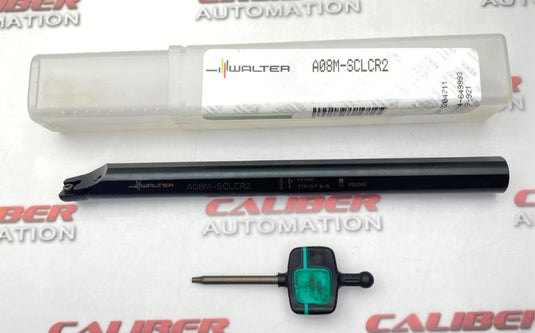 WALTER A08M-SCLCR2 Steel Coolant Thru Boring Bar - Caliber Automation Online Store