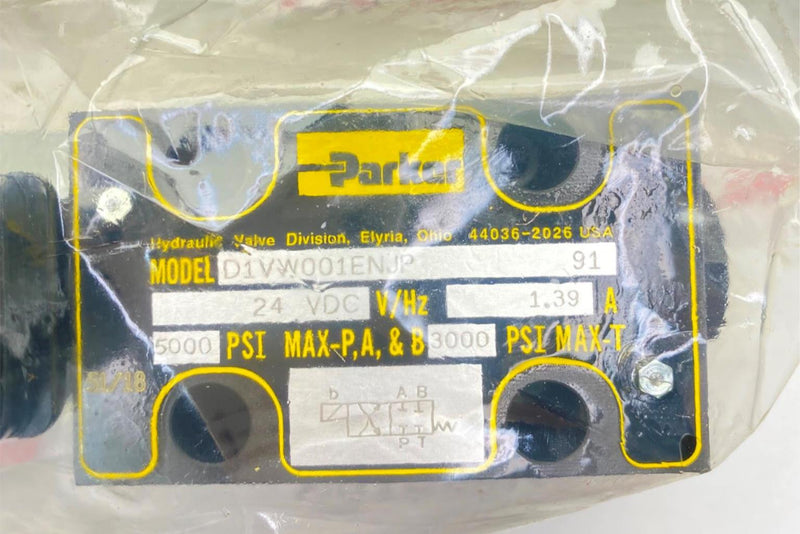 Load image into Gallery viewer, PARKER D1VW001ENJP 91 Solenoid Valve 24VDC - Caliber Automation Online Store
