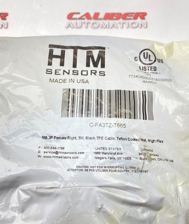 Load image into Gallery viewer, HTH SENSORS C-F3TZ-T665 Single Ended Cable - Caliber Automation Online Store
