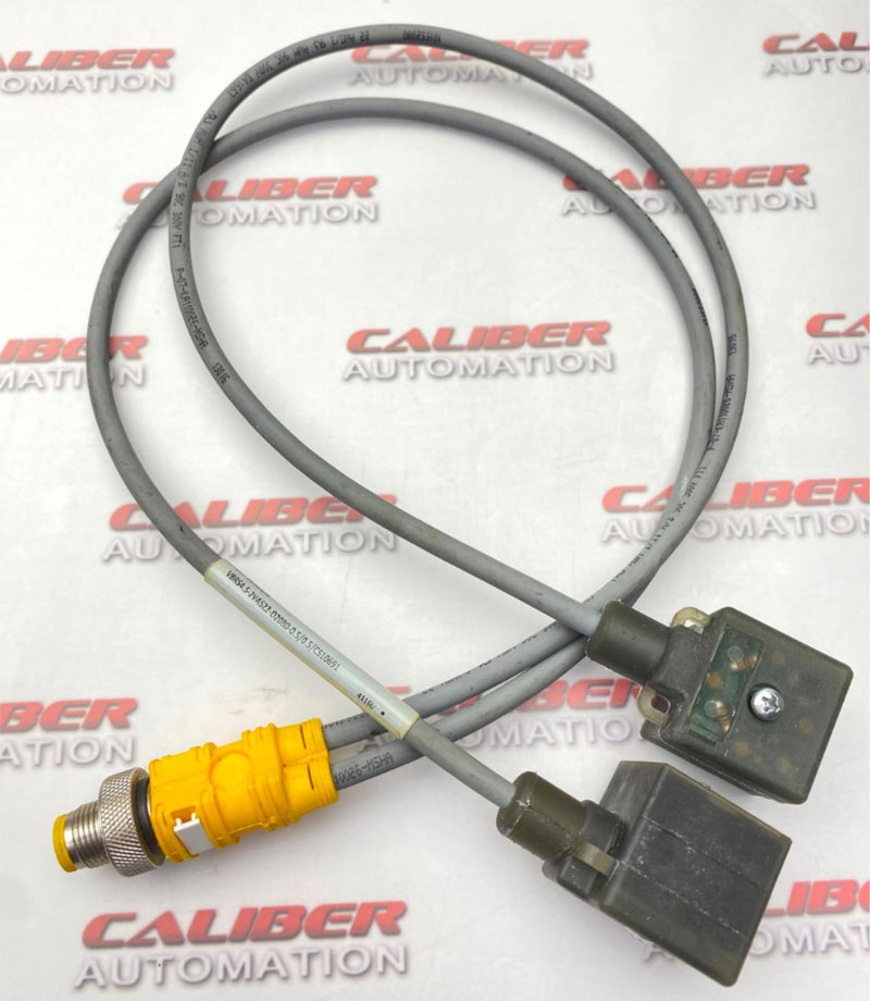 Load image into Gallery viewer, TURCK VBRS 4.5-2VAS22-D2080-0.5/0.5/CS10691 U-75625 Cordset - Caliber Automation Online Store
