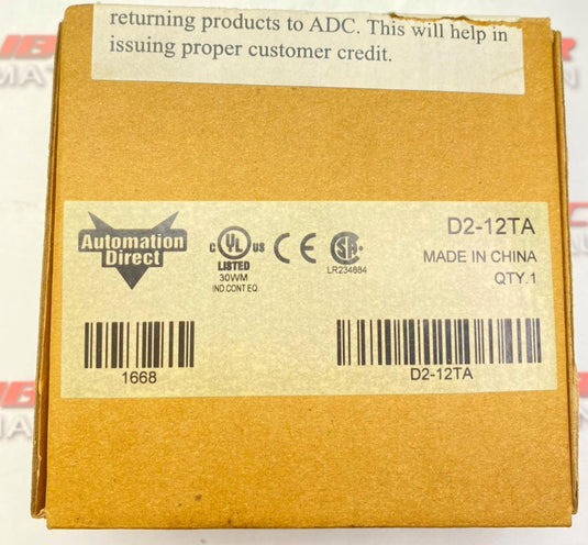 AUTOMATION DIRECT D2-12TA Output Module - Caliber Automation Online Store