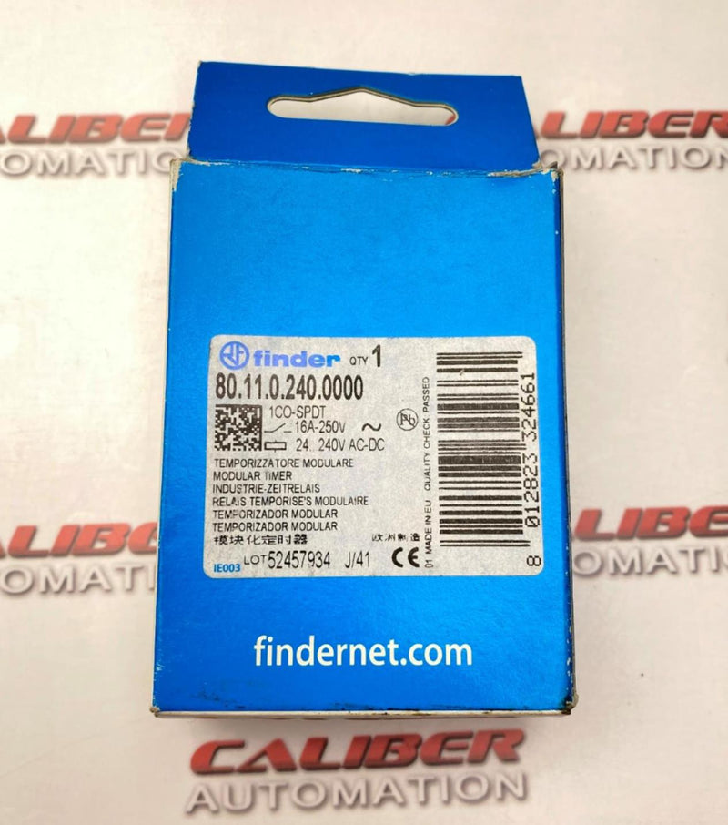 Load image into Gallery viewer, FINDER 80.11.0.240.0000 Modular Timer - Caliber Automation Online Store
