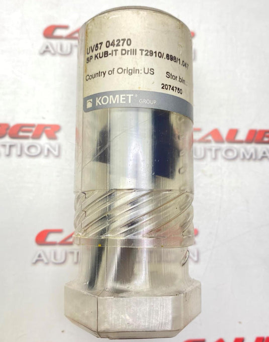 KOMET UV57 04270 SP KUB-IT  Coolant Thru Indexable Drill T2910/.698/1.047  (NEW) - Caliber Automation Online Store