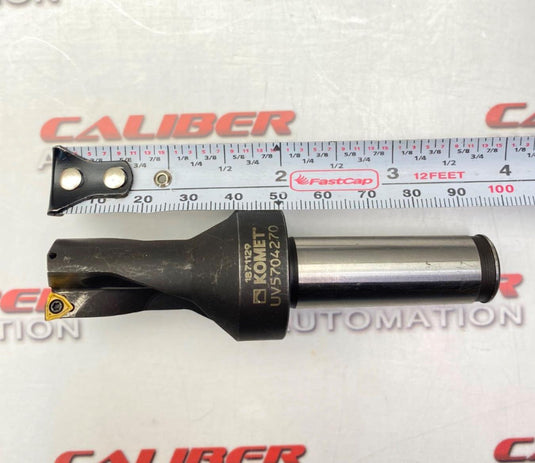 KOMET UV5704270 Coolant Thru Indexable Drill  (USED) - Caliber Automation Online Store
