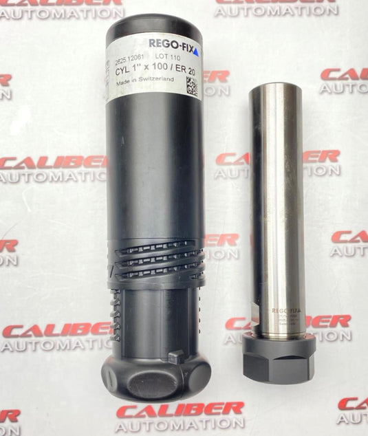 REGO-FIX 2625.12061 LOT110 CYL1"x100/ER 20 Collet Chuck (NEW) - Caliber Automation Online Store