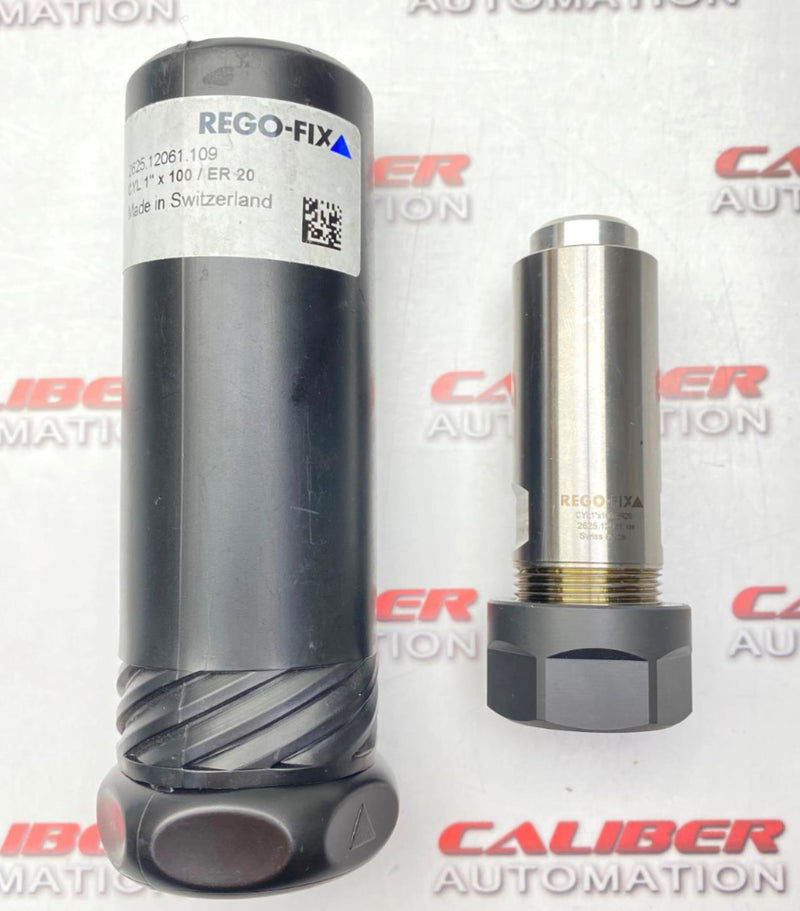 Load image into Gallery viewer, REGO-FIX 2625.12061.109 CYL 1"x100/ER20  Collet Chuck (USED) - Caliber Automation Online Store

