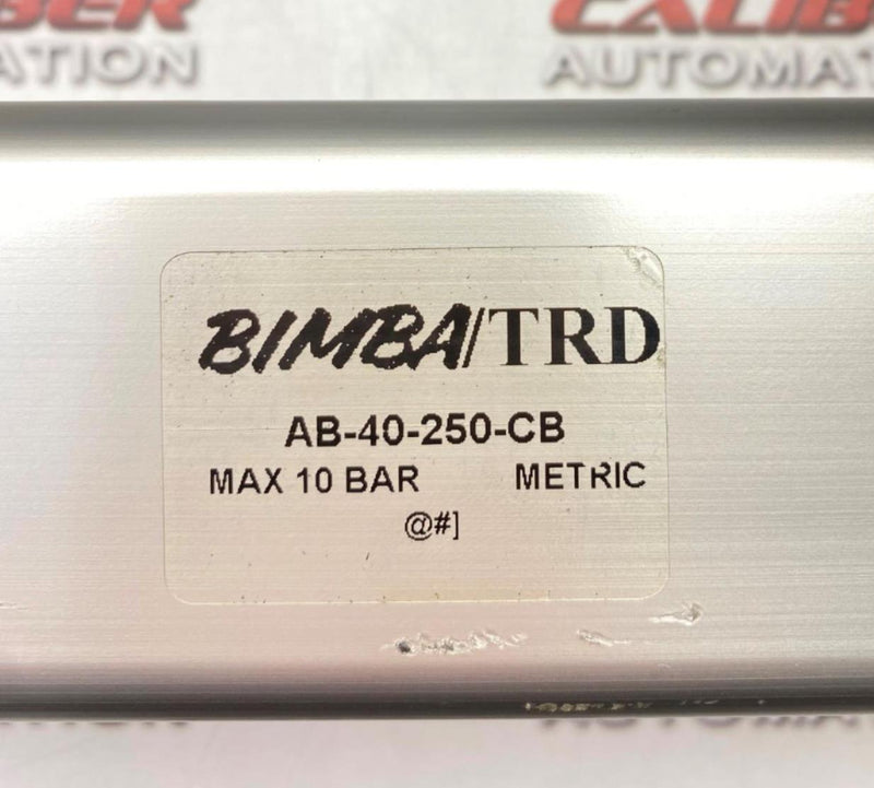 Load image into Gallery viewer, BIMBA AB-40-250-CB Pneumatic Cylinder, (NEW) - Caliber Automation Online Store
