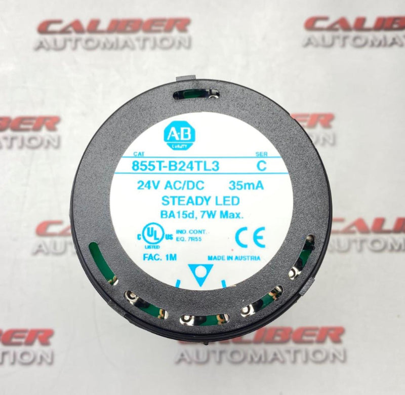 Load image into Gallery viewer, ALLEN-BRADLEY 855T-B24TL3 Steady Led-Light Module (USED) - Caliber Automation Online Store
