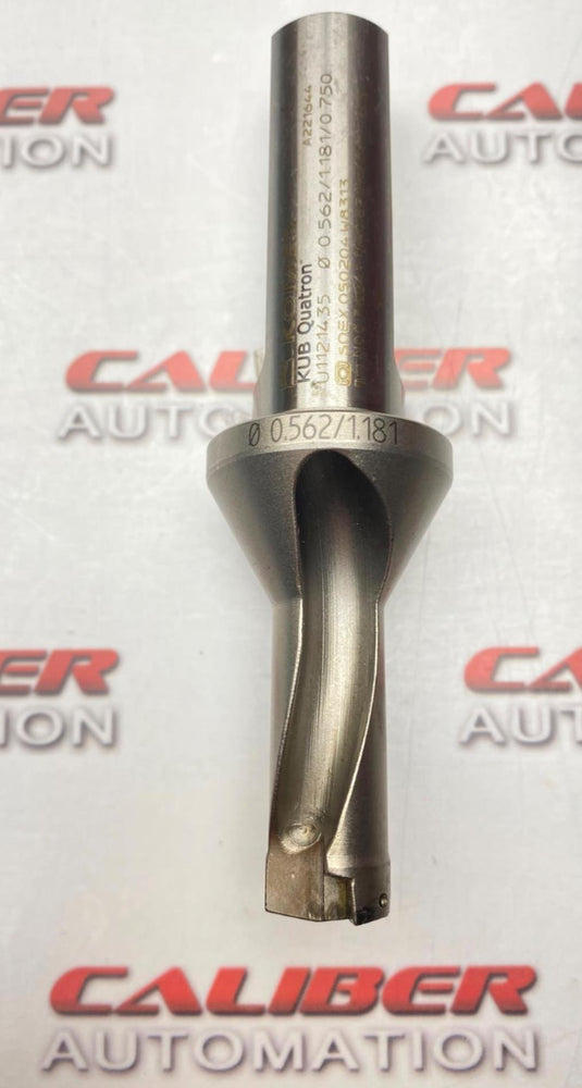 KOMET KUB Quatron U1121435 Coolant Thru Indexable Insert Drill (USED) - Caliber Automation Online Store