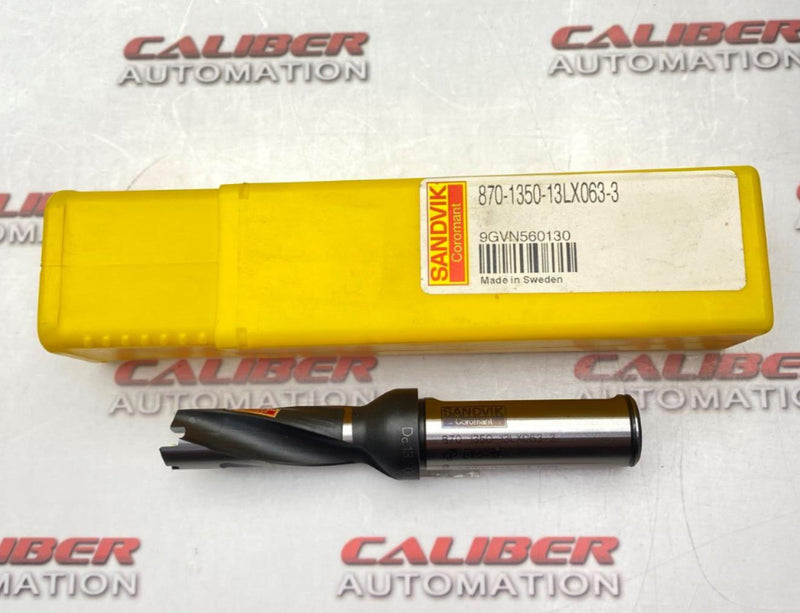 Load image into Gallery viewer, SANDVIK 870-1350-13LX063-3  Exchangeable Tip Drill (NEW) - Caliber Automation Online Store
