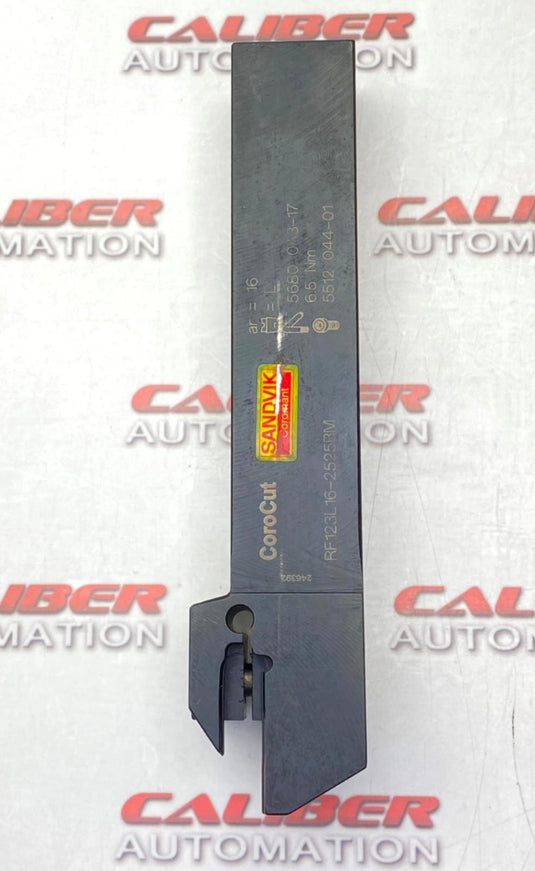 SANDVIK RF123L16-2525BM Indexable Grooving Toolholder (USED) - Caliber Automation Online Store
