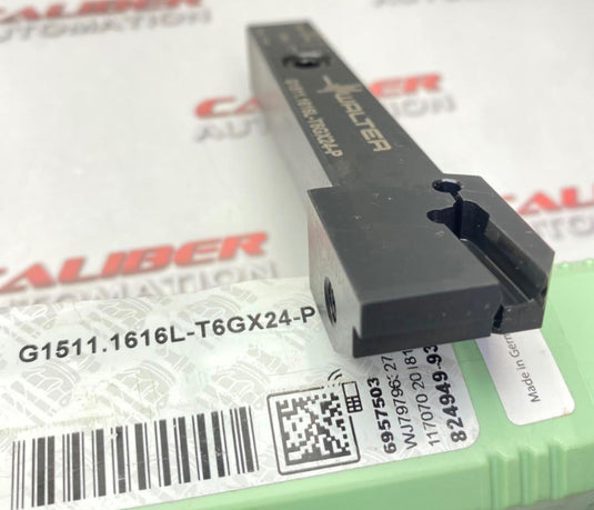 WALTER G1511.1616L-T6GX24-P Indexable Grooving Tool Holder (NEW) - Caliber Automation Online Store