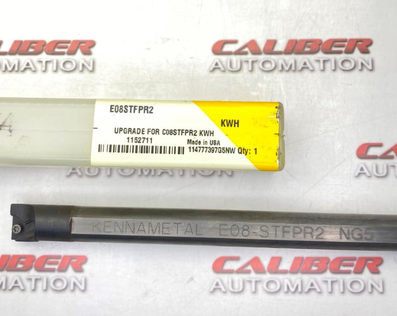 Load image into Gallery viewer, KENNAMETAL E08-STFPR2 NG5 Carbide Coolant Thu Indexable Boring Bar (NEW) - Caliber Automation Online Store
