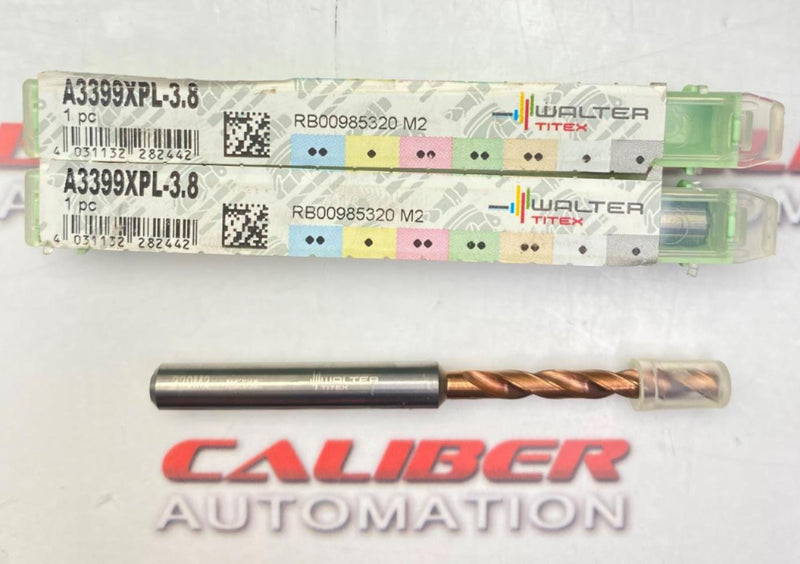 Load image into Gallery viewer, WALTER-TITEX A3399XPL-3.8 Thru Coolant Carbide Drill (NEW) - Caliber Automation Online Store
