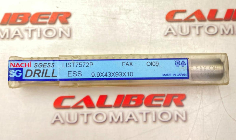 Load image into Gallery viewer, NACHI SGESS LIST7572P 9.9 mm Drill (NEW) - Caliber Automation Online Store
