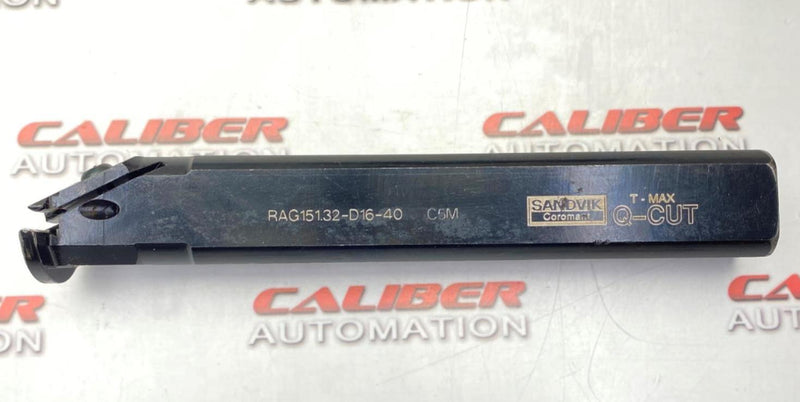 Load image into Gallery viewer, SANDVIK RAG151.32-D16-40 T-Max Q-Cut Indexable Grooving Boring Bar (USED) - Caliber Automation Online Store
