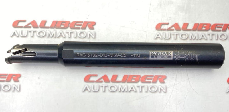 Load image into Gallery viewer, SANDVIK RAG151.32-D12-M59-25 T-MAX Q-CUT  Indexable Boring Bar (USED) - Caliber Automation Online Store
