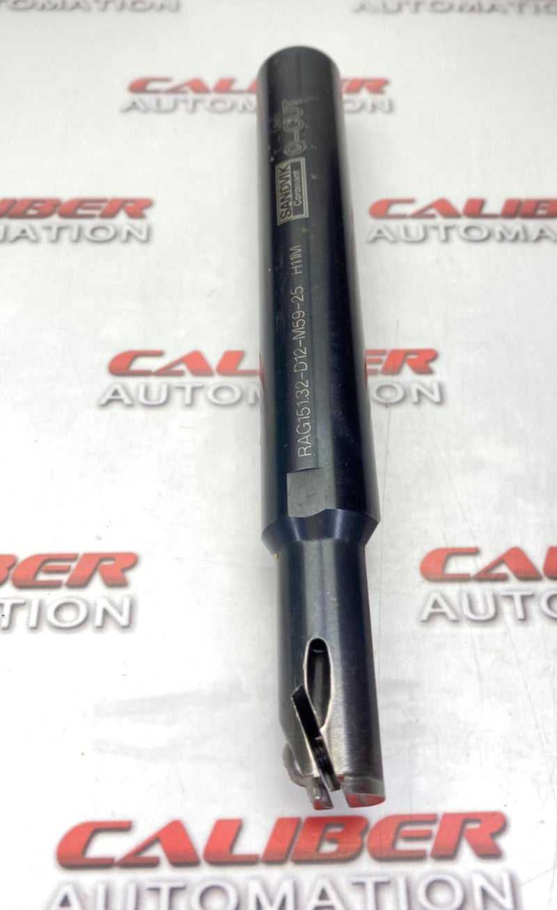 Load image into Gallery viewer, SANDVIK RAG151.32-D12-M59-25 T-MAX Q-CUT  Indexable Boring Bar (USED) - Caliber Automation Online Store
