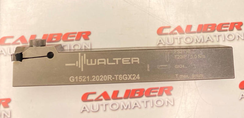 Load image into Gallery viewer, WALTER G1521.2020R-T6GX24 GroovingTool Holder (USED) - Caliber Automation Online Store
