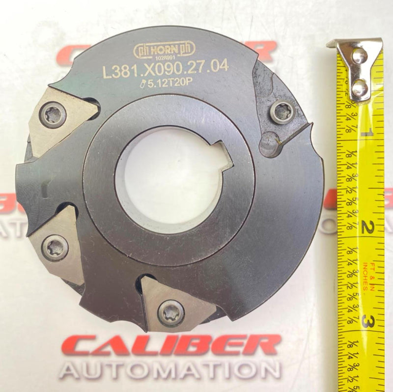 Load image into Gallery viewer, PH HORN L381.X090.27.04 Indexable Milling Cutter Body (USED) - Caliber Automation Online Store
