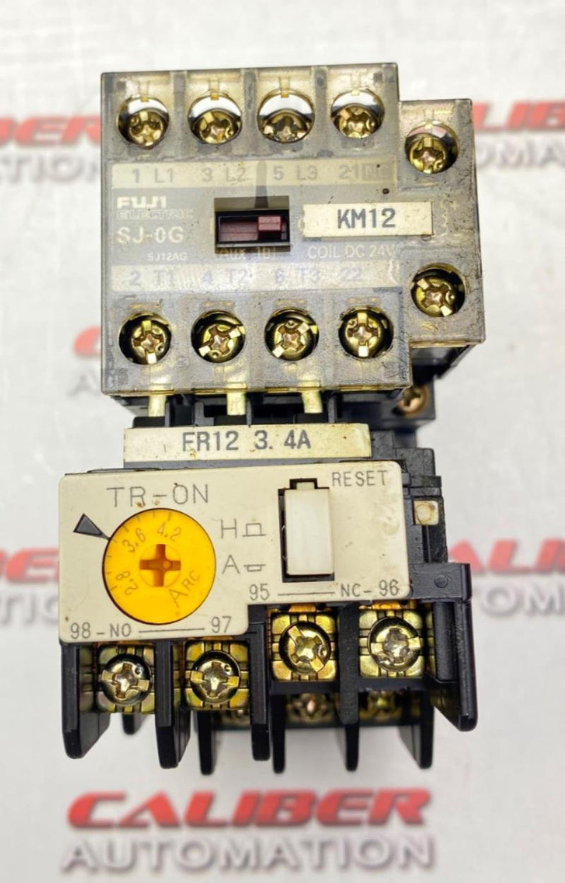 Load image into Gallery viewer, FUJI ELECTRIC SJ-0G &amp; TR-ON Magnetic Contactor (USED) - Caliber Automation Online Store
