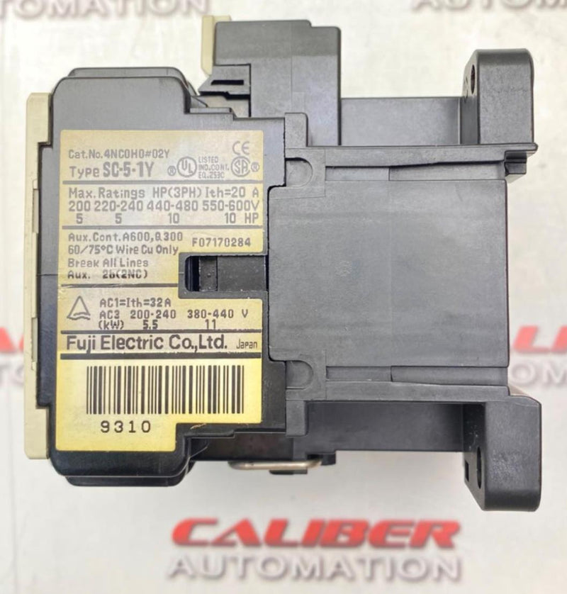 Load image into Gallery viewer, FUJI ELECTRIC SC-5-1Y Contactor (USED) - Caliber Automation Online Store
