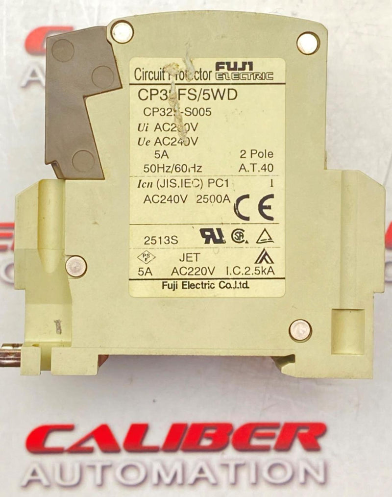 Load image into Gallery viewer, FUJI ELECTRIC CP32FS/5WD Circuit Protector  (USED) - Caliber Automation Online Store
