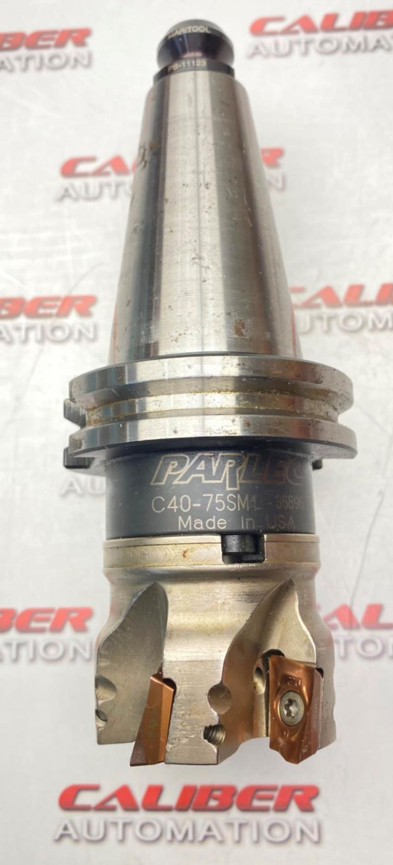 Load image into Gallery viewer, PARLEC C40-75SM1 Collet Chuck Tool Holder with WALTER F4042.UB.051.Z05.15 (USED) - Caliber Automation Online Store
