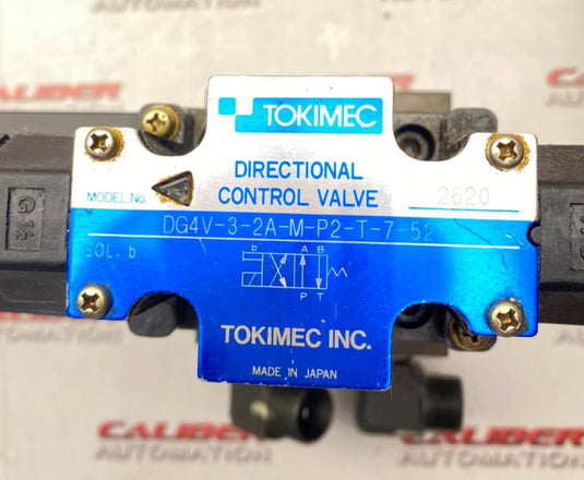 TOKIMEC DG4V-3-2A-M-P2-T-7-52 Solenoid Valve (USED) - Caliber Automation Online Store