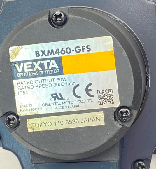 VEXTA BXM460-GFS Oriental Motor (USED) - Caliber Automation Online Store
