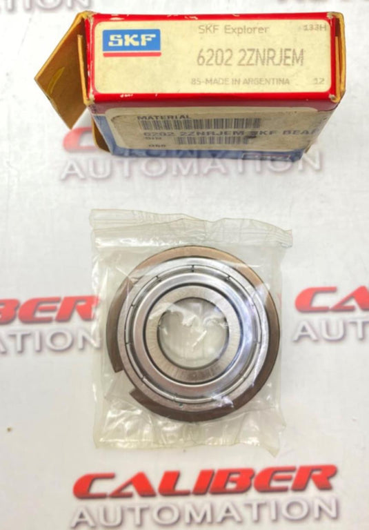 SKF 6202 2ZNRJEM Ball Bearing (NEW) - Caliber Automation Online Store