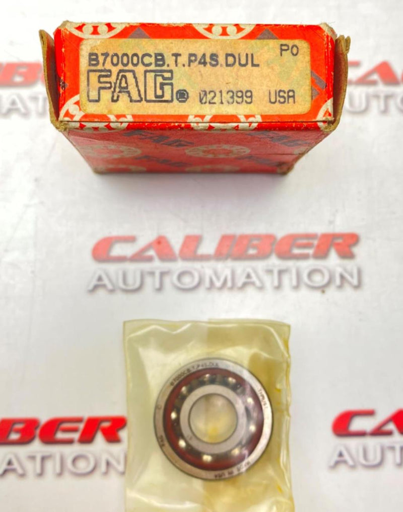Load image into Gallery viewer, FAG B7000CB.T.P4S.DUL  Angular Contact Ball Bearing (NEW) - Caliber Automation Online Store
