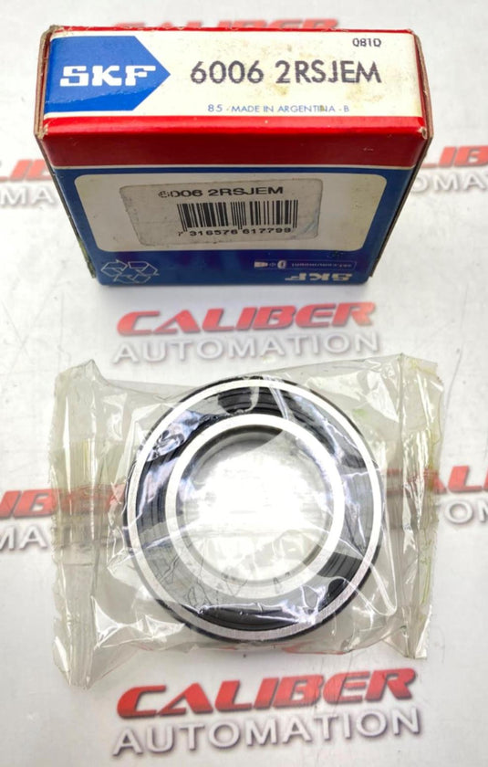 SKF 6006 2RSJEM Deep Groove Ball Bearing (NEW) - Caliber Automation Online Store
