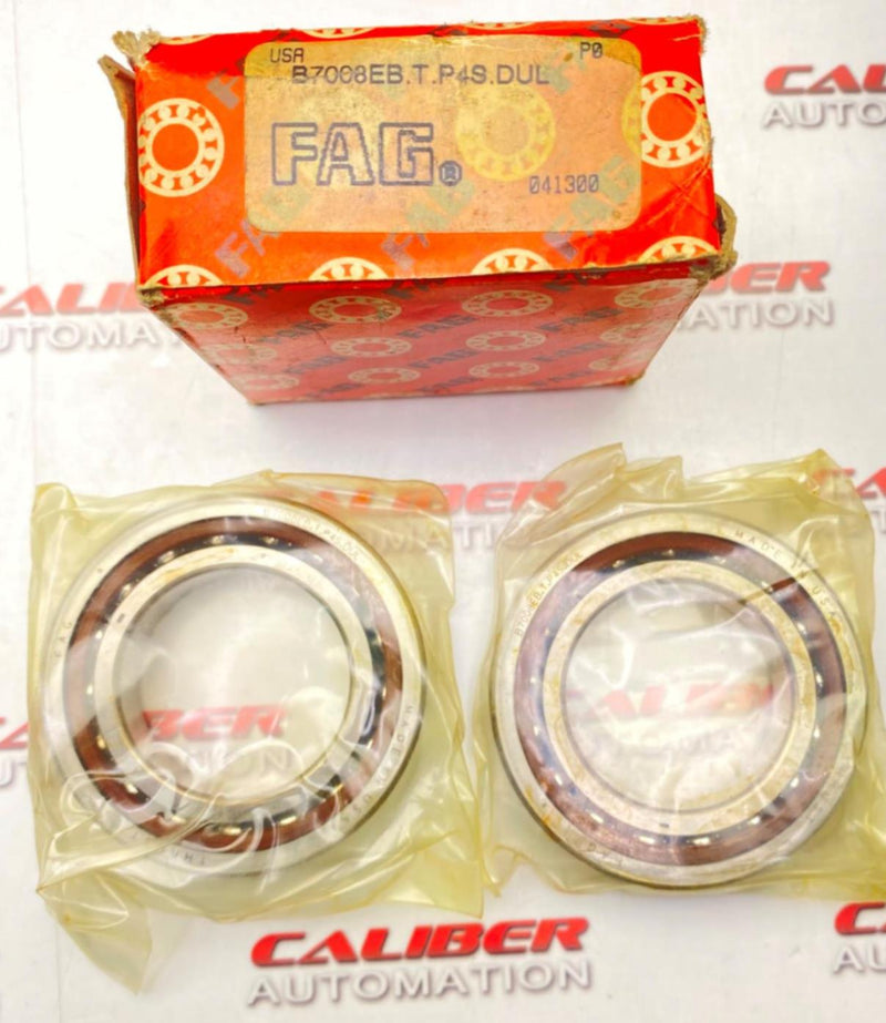 Load image into Gallery viewer, FAG B7008EB T P4S DUL Bearing (2 PER BOX) (NEW) - Caliber Automation Online Store
