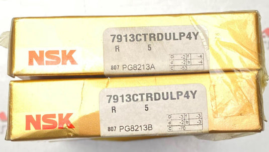 NSK 7913CTRDULP4Y Super Precision Bearing (Set of 2) (NEW) - Caliber Automation Online Store