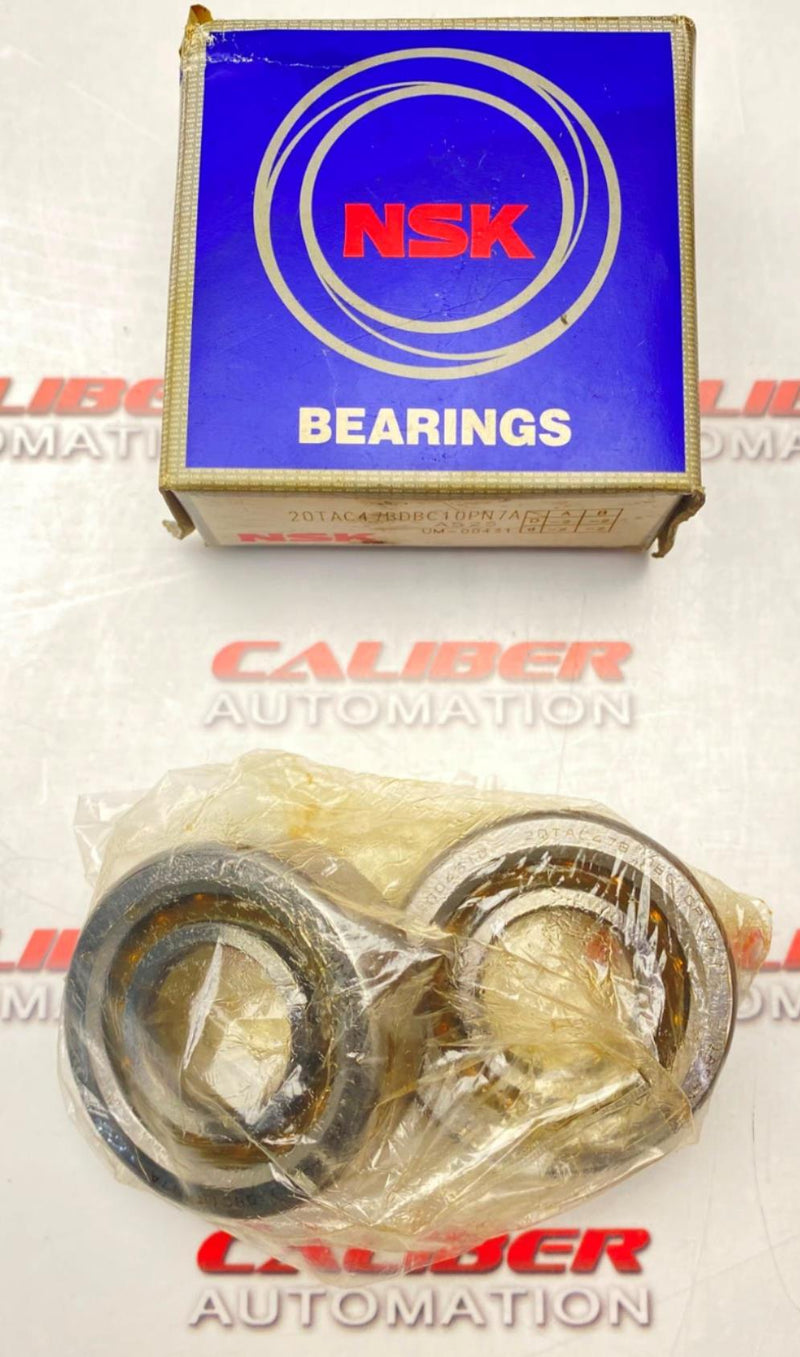Load image into Gallery viewer, NSK 20TAC4 7B DBC1 OPN7A Bearing (Box of 2) (NEW) - Caliber Automation Online Store

