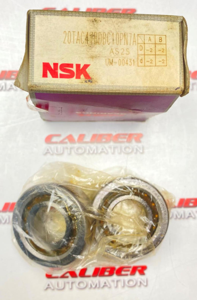 Load image into Gallery viewer, NSK 20TAC4 7B DBC1 OPN7A Bearing (Box of 2) (NEW) - Caliber Automation Online Store
