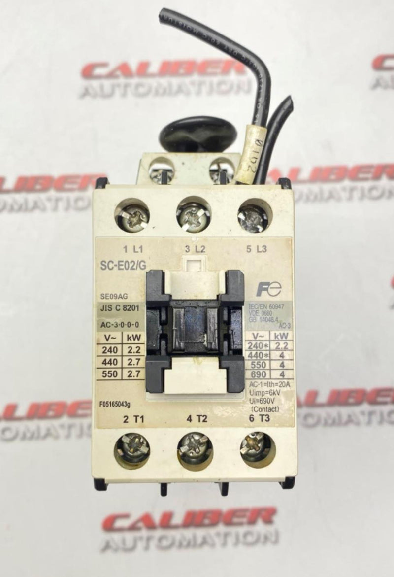 Load image into Gallery viewer, FUJI ELECTRIC SC-E02/G Contactor Coil (USED) - Caliber Automation Online Store
