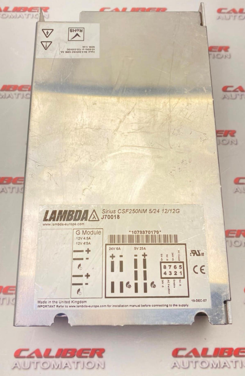 Load image into Gallery viewer, LAMBDA CSF250NM 5/24 12/12G Power Supply Module (USED) - Caliber Automation Online Store
