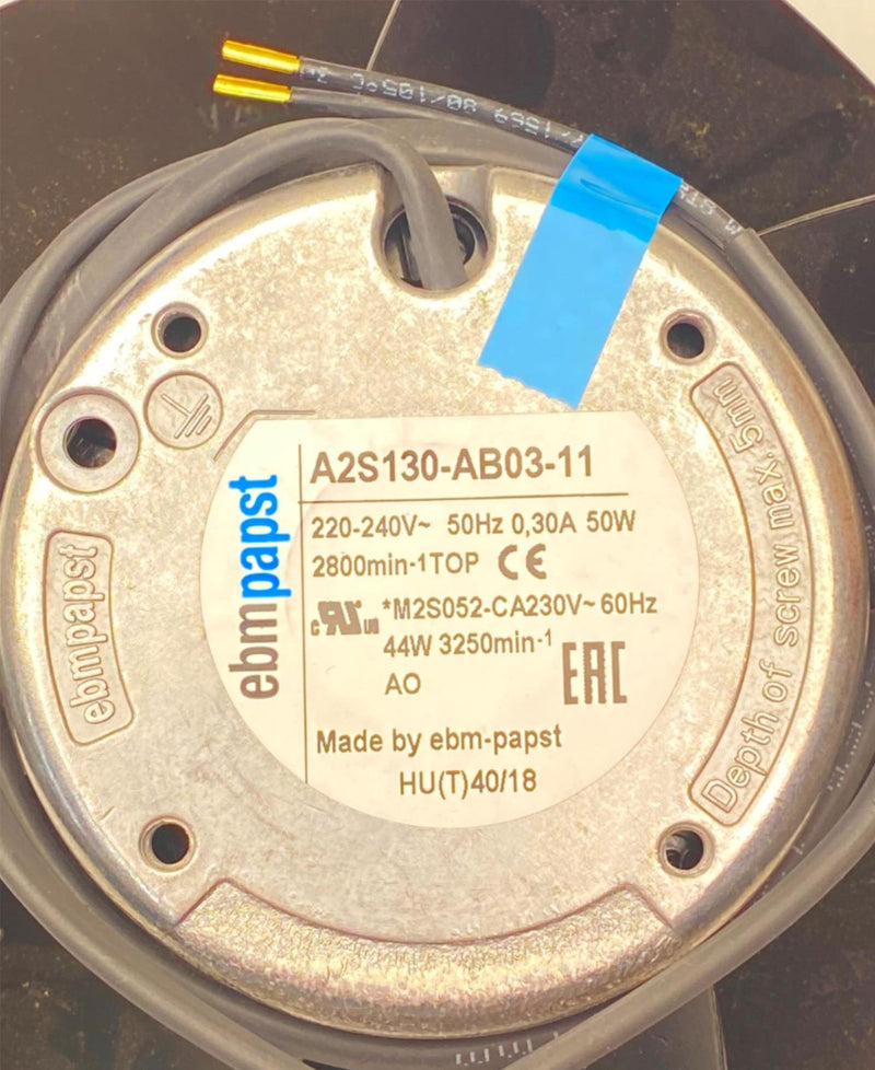 Load image into Gallery viewer, EBMPAPST A2S130-AB03-11 Axil Fan 230V-60HZ (NEW) - Caliber Automation Online Store
