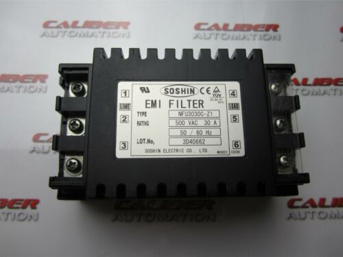 Load image into Gallery viewer, SOSHIN EMI FILTER NFU3030C-Z1 - Caliber Automation Online Store
