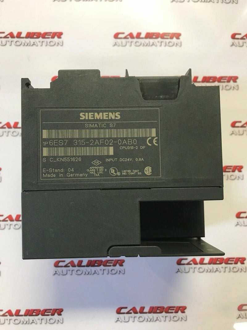 Load image into Gallery viewer, Siemens 6ES7 315-2AF02-0AB0 CPU Module - Caliber Automation Online Store
