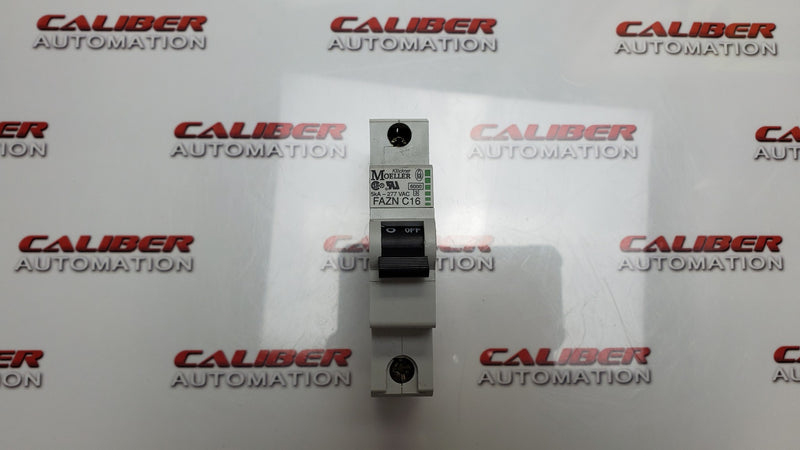 Load image into Gallery viewer, Klockner Moeller FAZN C16 1 Pole Circuit Breaker - Caliber Automation Online Store
